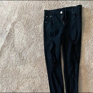 Black skinny jeans